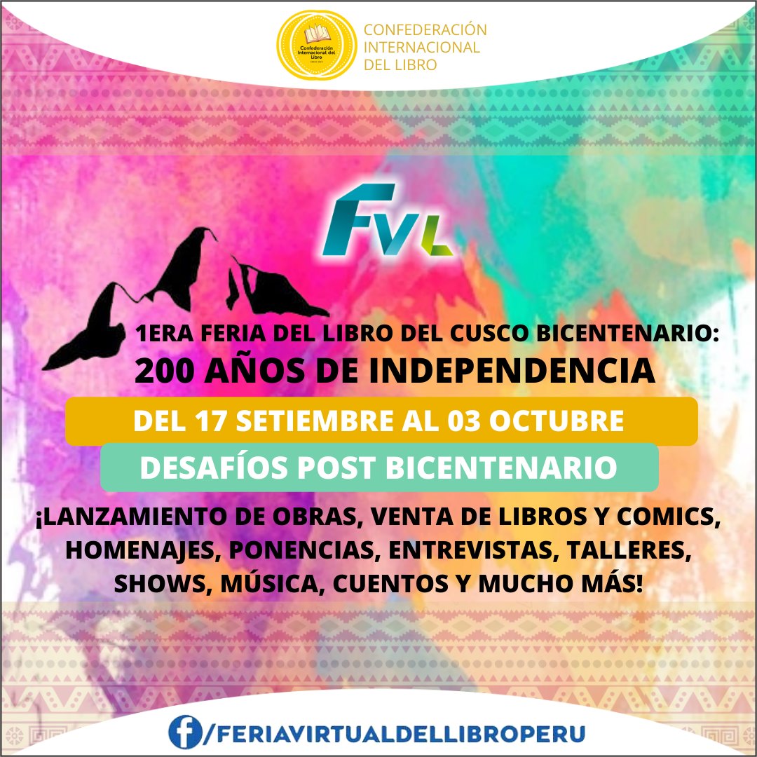 Primera Feria del libro del Cusco Bicentenario